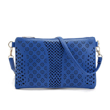 Vintage Women Messenger Bags PU Hollow Out Crossbody Bags Shoulder Purse Casual Hbags Clutch Bolsas satchels ILML