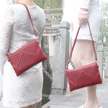 Vintage famouswomen bag Hollow Out leather women messenger bags bolsa feminina Crossbody Shoulder Bag women's hbags ILML