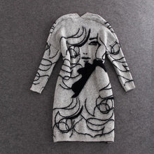 Vogue Women's Long Knitted Sweater Tops Cardigan Outerwear Coat Jacket Jumper LY8 ILML