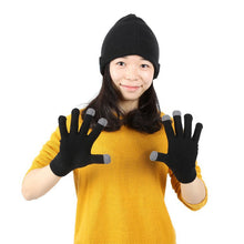 Warm Soft Smart Headset Bluetooth Wireless Beanies Hats  Gloves Set for Women Men Unisex Caps Headphone Speaker ILML