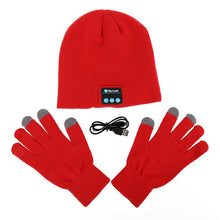 Warm Soft Smart Headset Bluetooth Wireless Beanies Hats  Gloves Set for Women Men Unisex Caps Headphone Speaker ILML