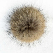 Warm Child Baby Girls Boys Knitted Woolen Natural Crochet Ski Kids Beanies Caps Raccoon Fur Pom Bobble Hats ILML