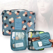 Waterproof Nylon Zipper Women Makeup Bag Cosmetic Toiletry Storage Travel Wash Pouch Bag Makeup Tool Kits ILML