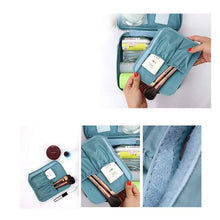 Waterproof Nylon Zipper Women Makeup Bag Cosmetic Toiletry Storage Travel Wash Pouch Bag Makeup Tool Kits ILML