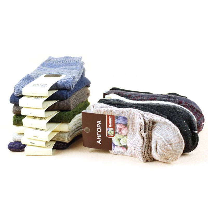 WholeUnisex Socks Warmer Knit Wool Women Thick Socks PY8 ILML