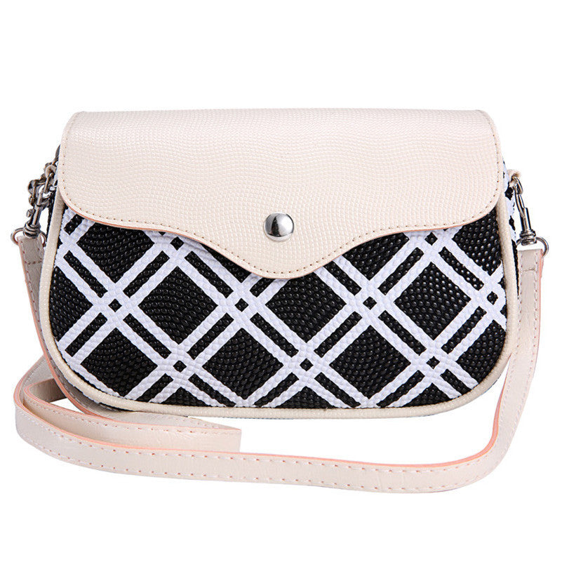 Wild Women bag Plaid Series Leather Lady Mini Hbag Shoulder Messenger Tote Crossbody bolsa feminina  ILML