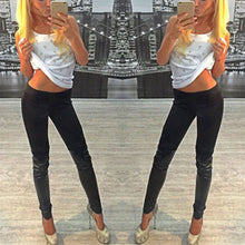 Sexy Women's Skinny PU Leather Pants Stretch Slim Leggings Pencil Pants PY3 ILML