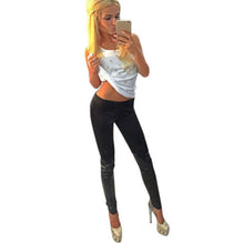 Sexy Women's Skinny PU Leather Pants Stretch Slim Leggings Pencil Pants PY3 ILML