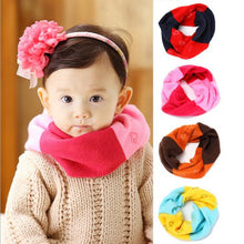 Warm Kids Boys Girls Scarf Woolen Knitted Scarf Cute Neckerchief Baby 0-3Y  ILML