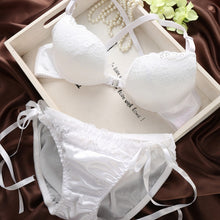Woman Lingerie Sexy Front Buckle Bras Front Closure U Shape Push Up Bra and Panty Set Y2 ILML