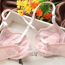 Woman Lingerie Sexy Front Buckle Bras Front Closure U Shape Push Up Bra and Panty Set Y2 ILML