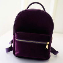 Women Backpack Mochila School Bags Gold Velvet Small Rucksack Shoulder Bag For Teenagers Girls Backpacks ILML