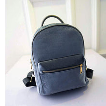 Women Backpack Mochila School Bags Gold Velvet Small Rucksack Shoulder Bag For Teenagers Girls Backpacks ILML