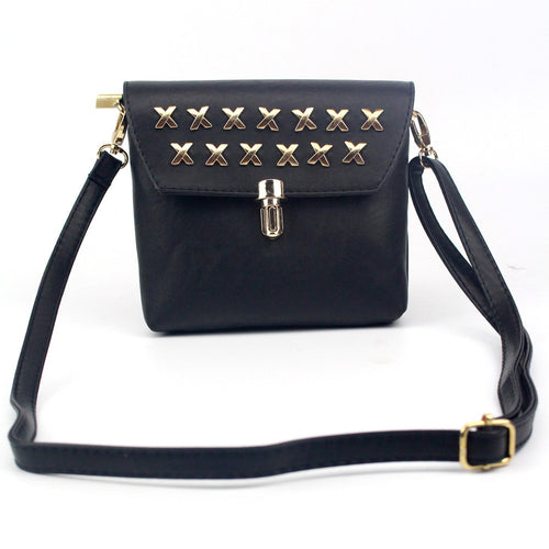 Women Bag Rivet Leather Hbag Crossbody Shoulder Bags Purse Messenger Satchel Bags designer Travel bag for girl  ILML