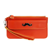 Women Beard Mustache Purse Long Mobile Wallet Bag Card Holder Hbag ILML