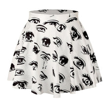 Women 3D Printed Short Mini High Waist Skirt Flared Pleated Skirts Womens 18 Colors 1PY ILML