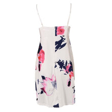 Women Bandage Bodycon Sleeveless Deep V Neck Dresses Floral Print Chinese Style Sexy Evening Party Dress LE3 ILML