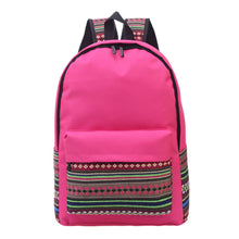 Women backpack Canvas backpacks For Teenage Girls Mochila Mulheres bag Striped Printing Travel Backpack School Bags ILML