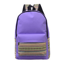 Women backpack Canvas backpacks For Teenage Girls Mochila Mulheres bag Striped Printing Travel Backpack School Bags ILML