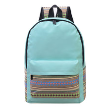 Women backpack Canvas backpacks For Teenage Girls Mochila Mulheres bag Striped Printing Travel Backpack School Bags ILML