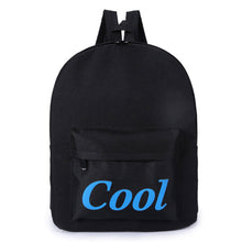 Women backpack Double-Shoulder Letter Printing Canvas Backpack Backpacks for girls Bag Mochila Mujeres  ILML