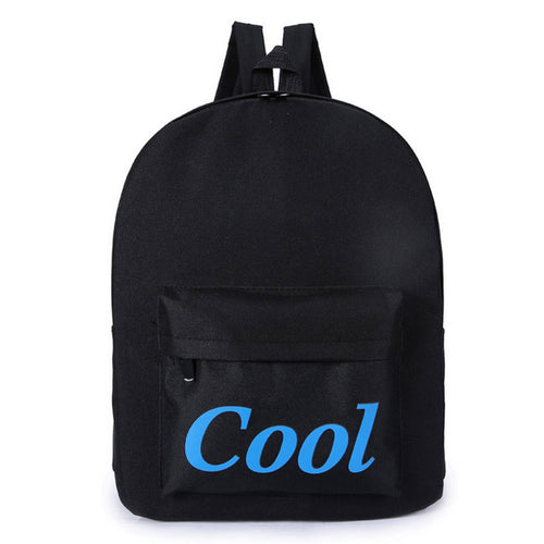 Women backpack Double-Shoulder Letter Printing Canvas Backpack Backpacks for girls Bag Mochila Mujeres  ILML
