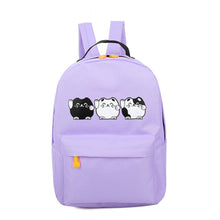 Women backpack Double-Shoulder Textile Printing Canvas Cat Backpack Backpacks for girls Bag Mochila Mujeres  ILML