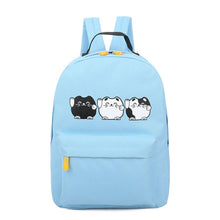 Women backpack Double-Shoulder Textile Printing Canvas Cat Backpack Backpacks for girls Bag Mochila Mujeres  ILML