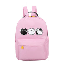 Women backpack Double-Shoulder Textile Printing Canvas Cat Backpack Backpacks for girls Bag Mochila Mujeres  ILML