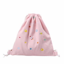 Women backpack Printing Beam Port Drawstring Backpack For Girl Student School Canvas backpacks girls bag ILML