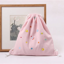 Women backpack Printing Beam Port Drawstring Backpack For Girl Student School Canvas backpacks girls bag ILML