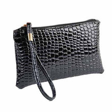 Women bag Crocodile Leather messenger small bag Clutch evening Hbag Bags Coin Purse Clutches Bolsas  ILML