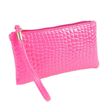 Women bag Crocodile Leather messenger small bag Clutch evening Hbag Bags Coin Purse Clutches Bolsas  ILML