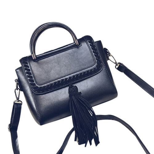 Women bag Leather Tassel crossbody Hbag Shoulder Bag Large Tote Ladies Purse famouswomen messenger bags ILML