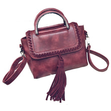 Women bag Leather Tassel crossbody Hbag Shoulder Bag Large Tote Ladies Purse famouswomen messenger bags ILML