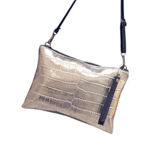luxury Wild Women's hbags Zipper Crocodile PU Leather Cross Body Clutch Shoulder Messenger Bag  ILML